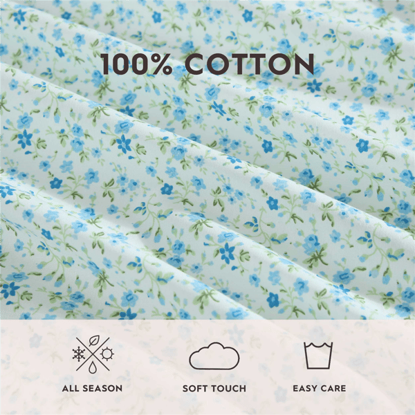 Laura Ashley® Evie Percale Sheet Set