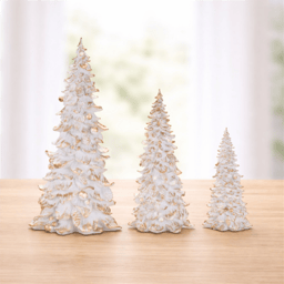 Melrose Embossed Christmas Tree - Set of 3