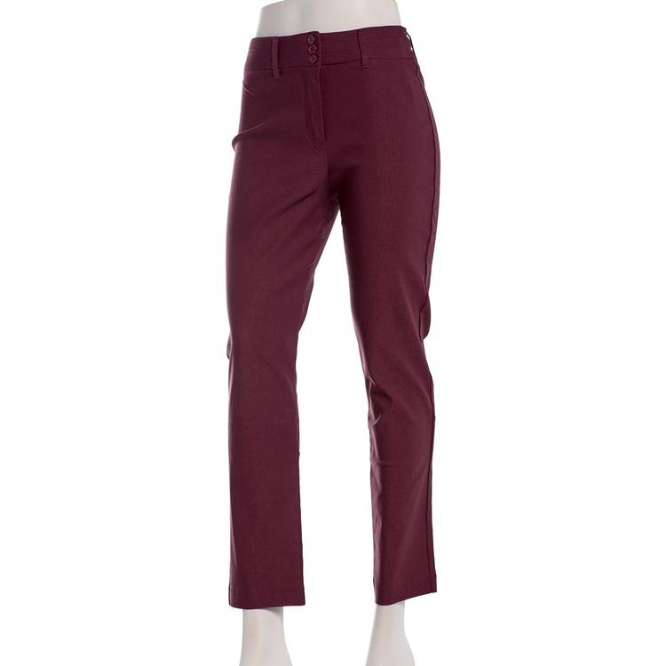 Juniors Zoe & Phoebe Millennium Triple Button Ankle Pants