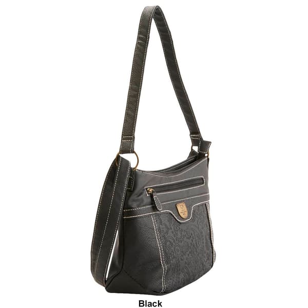 Stone Mountain Crunch Leather Textured Hobo