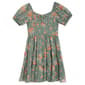 Girls &#40;7-16&#41; Rare Editions Floral Lurex Tiered Dress & Vest - image 4