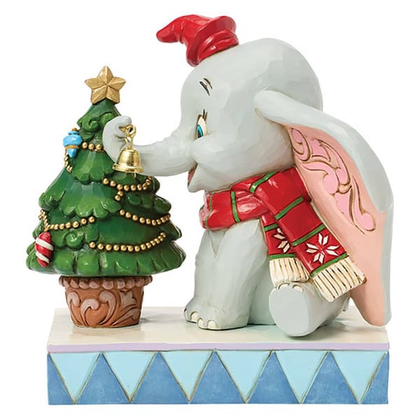 Jim Shore Disney Traditions Dumbo Christmas Figurine - image 