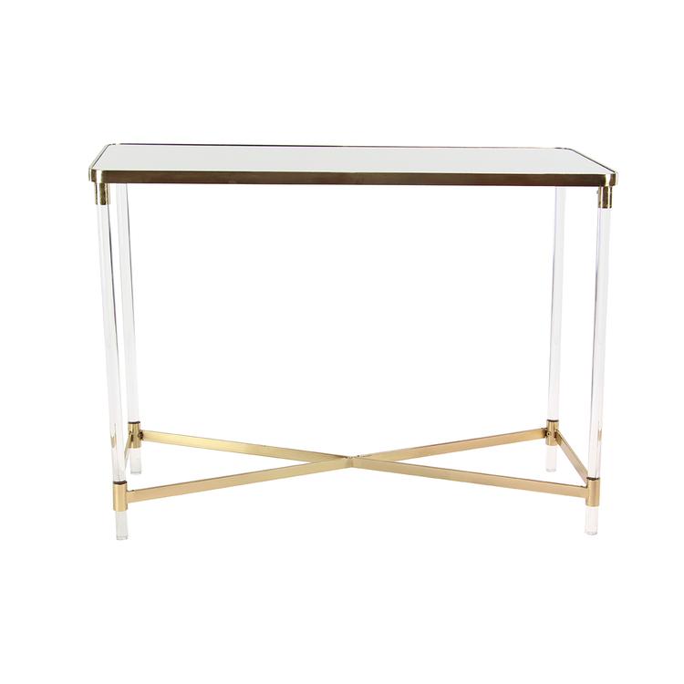 9th & Pike(R) Acrylic Accent Table
