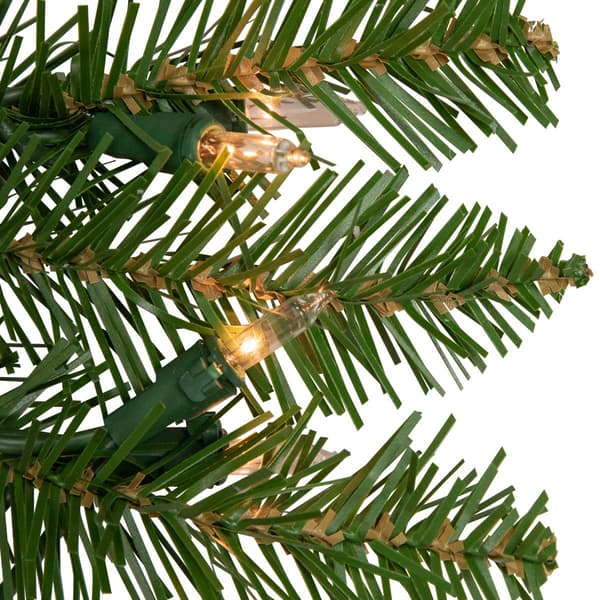 Northlight Seasonal 48in. Pre-Lit Rockwood Pine Christmas Wreath