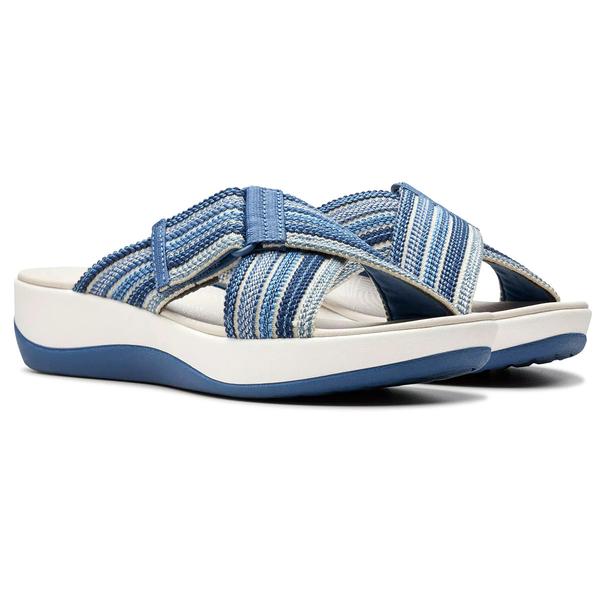 Womens Clarks® Arla Wave Slide Sandals - image 