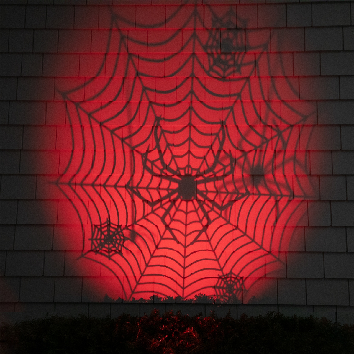 Northlight Spiderweb with Spiders Halloween Outdoor Projector