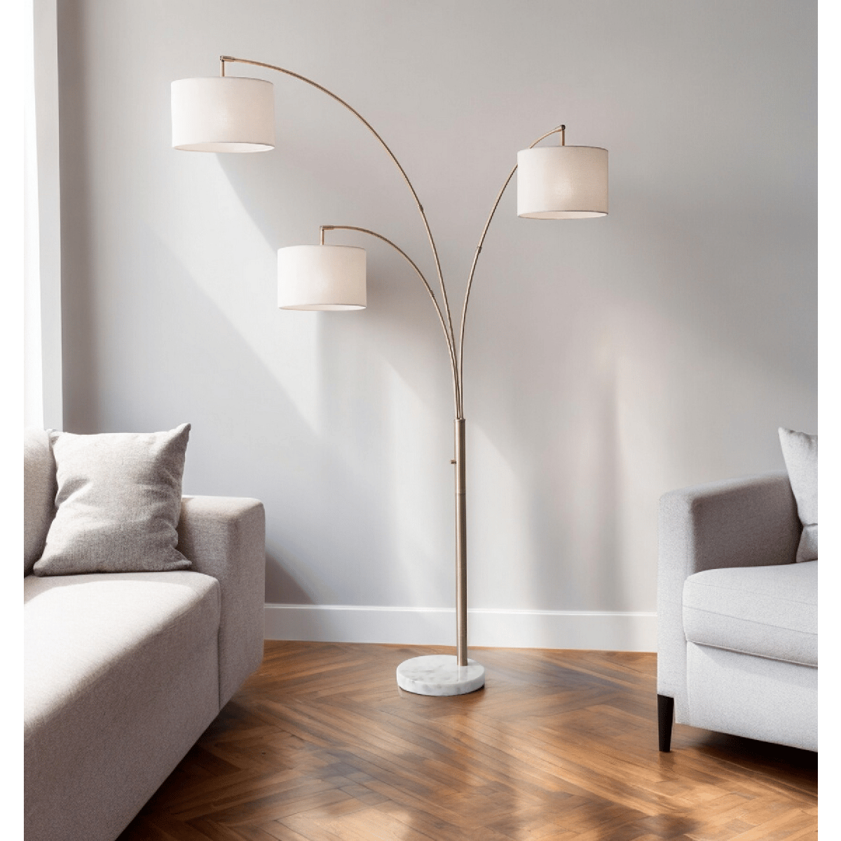 HomeRoots Arc Floor Lamp