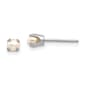 Gemstone Classics&#40;tm&#41; White Gold 3mm. Pearl Stud Earrings - image 1