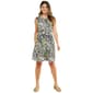 Womens Connected Apparel Sleeveless Floral Pocket A-Line Dress - image 2