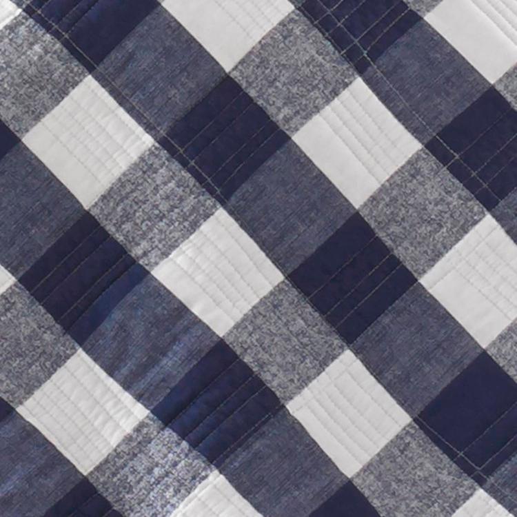 Eddie Bauer Lakehouse 136 TC Reversible Quilt Set - Blue