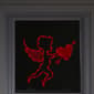 Northlight Seasonal Lighted Red Cupid and Heart Window Silhouette - image 3