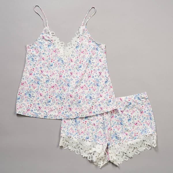 Womens Jessica Simpson Leah Butterfly Cami Set w/Back Keyhole - image 