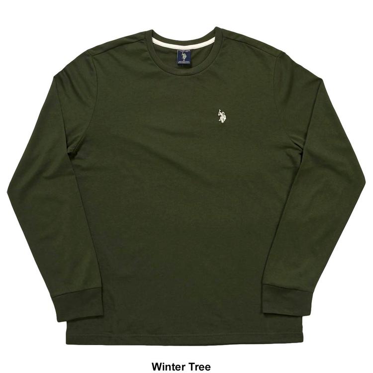 Mens U.S. Polo Assn.® Long Sleeve Crew Neck Tee