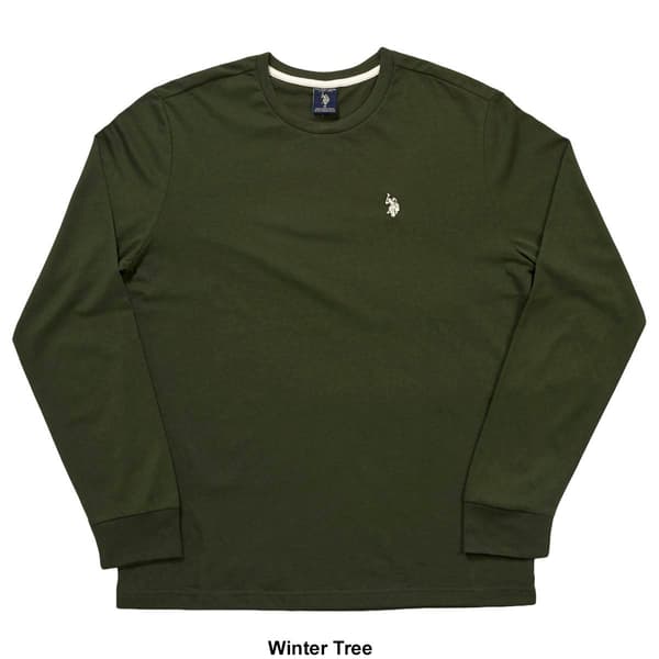 Mens U.S. Polo Assn.® Long Sleeve Crew Neck Tee