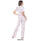 Womens White Mark 2pc. Floral Leopard Pajama Set - image 2