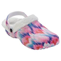Womens Ella &amp; Joy Abstract Lined Clogs