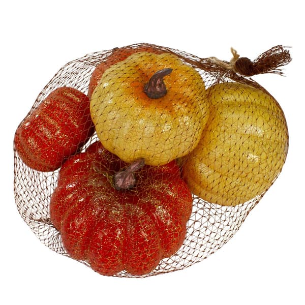 Northlight Seasonal Set of 5 Artificial Pumpkins Decoration