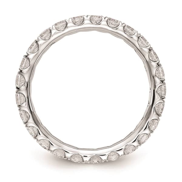 Pure Fire 14kt. White Gold Lab Grown Diamond Eternity Band