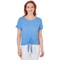 Petites Skye''s The Limit Coral Gables Rolled Cuff Top - image 1