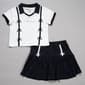 Girls (7-16) Sweet Butterfly(R) Amour Bow Polo w/ Bow Skort - image 1