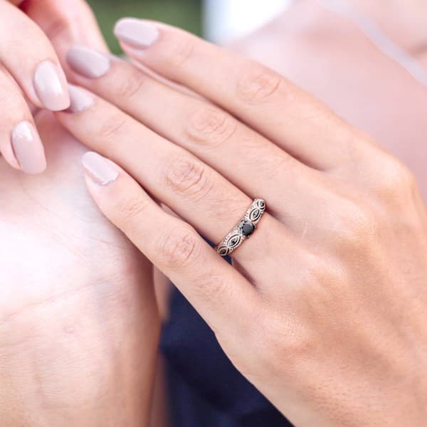 Diamond Classics™ 10kt. White Gold 5/8ct. Diamond Engagement Ring