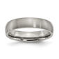 Mens Endless Affection&#40;tm&#41; 5mm Brushed Titanium Wedding Band - image 1