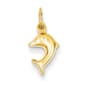 Gold Classics&#40;tm&#41; 14kt. Yellow Gold Dolphin Charm - image 1