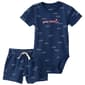 Baby Boy (3-24M) Carter''s Gone Fishing Ss Bodysuit/Short Set - image 1