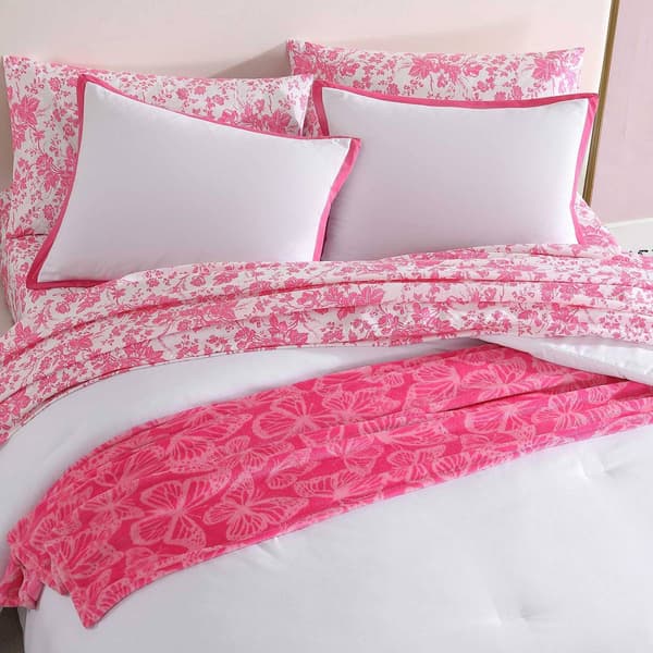 Betsey Johnson Signature Hotel Solid Microfiber Comforter Set