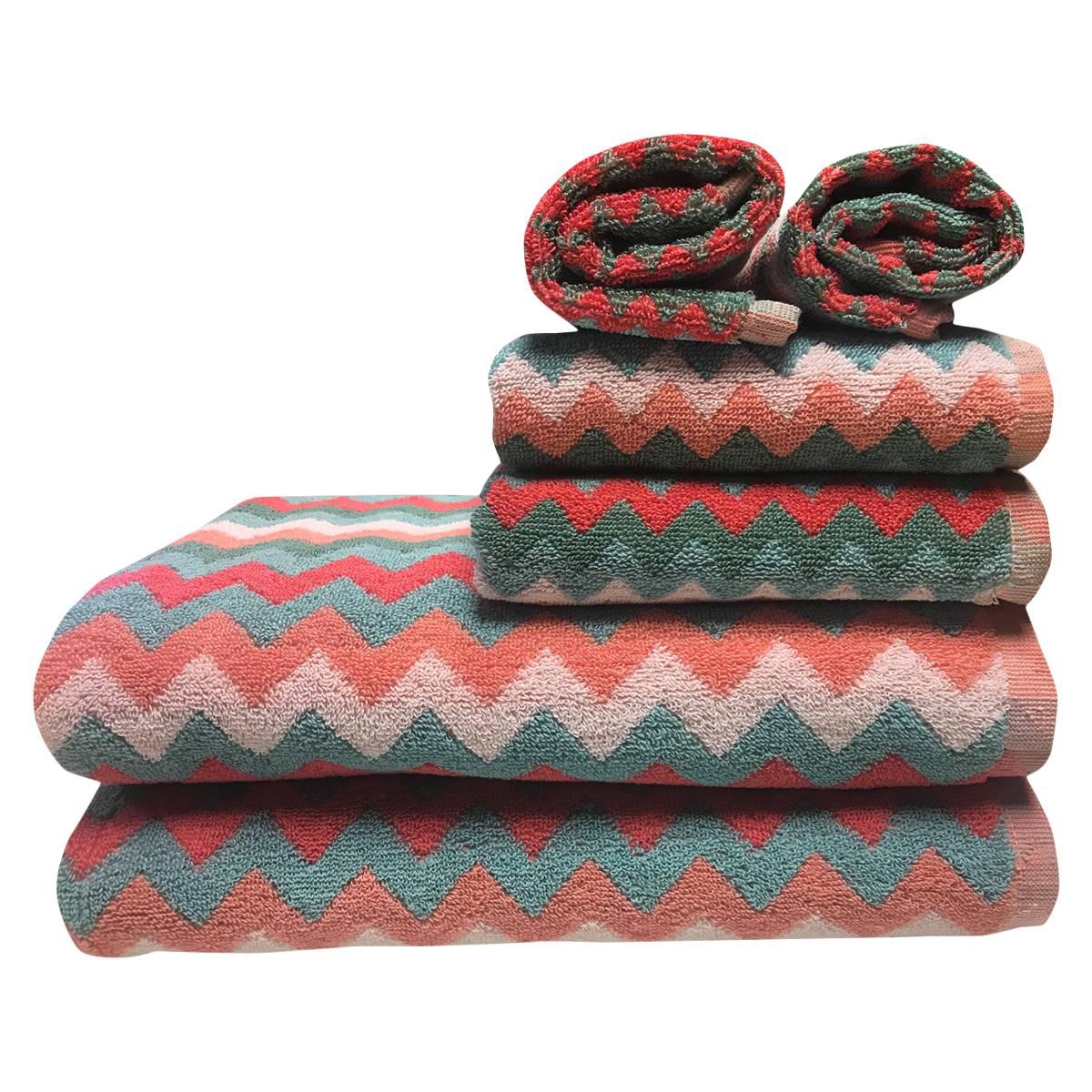 Zig Zag 6pc. Bath Towel Set