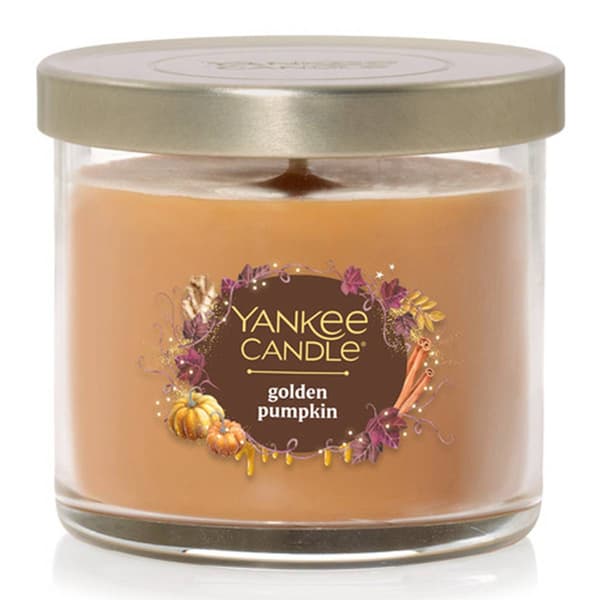 Yankee Candle&#40;R&#41; Golden Pumpkin 4.3oz. Signature Candle - image 