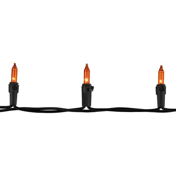 Northlight Seasonal 50ct. Orange Mini Christmas Light Set