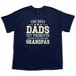 Mens Best Dads Get Promoted to Grandpa Short Sleeve Tee - image 1