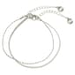 Steve Madden Delicate Chain Duo Anklet Set - image 1