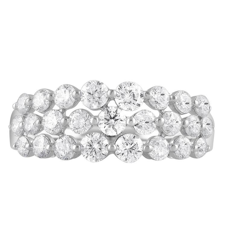Nova Star® White Gold Lab Grown Diamond Engagement Ring