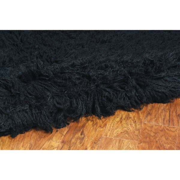 Linon Flokati Natural Runner - 2x8