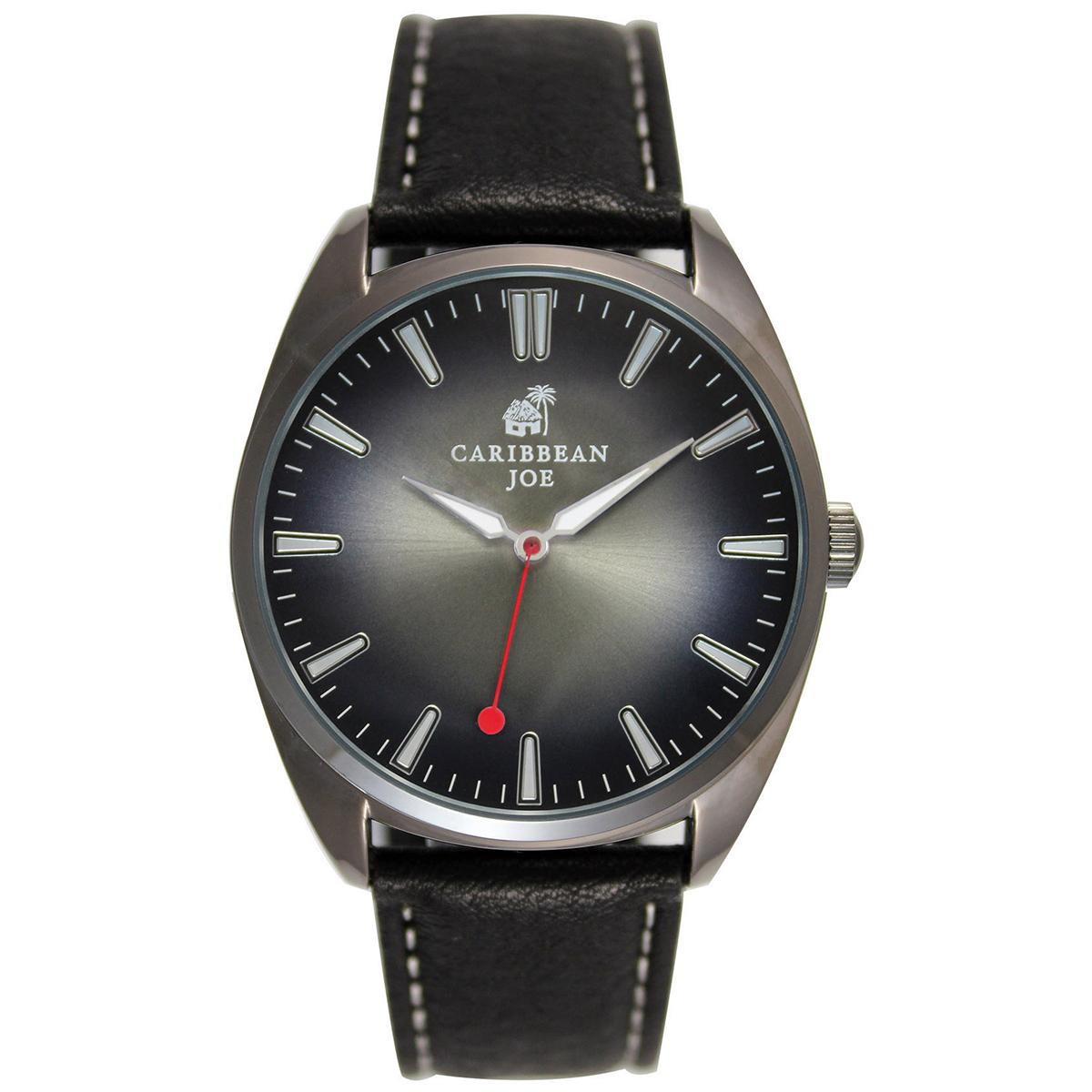 Mens Caribbean Joe Gunmetal & Black Dial Watch - CJ7127GU