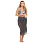 Womens Cover Me Dot Long Mesh Sarong Pareo Swim Cover-Up - image 1