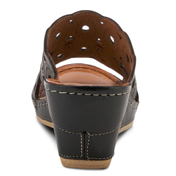Womens Spring Step Labarnas Slide Wedge Sandals