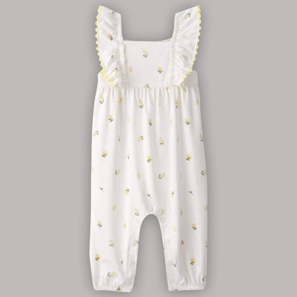 Baby Girl (3-24M) Carter''s(R) Lemon Ruffled Jumpsuit