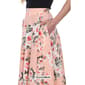 Womens White Mark Floral Flared Print Midi Skirt - image 8