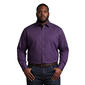 Mens Big & Tall Christian Aujard Dress Shirt - Purple Cornflower - image 1