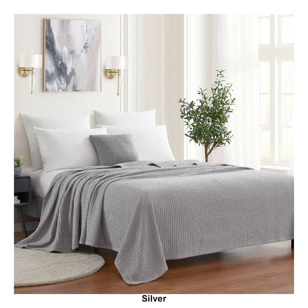Sweet Home Collection Grand Hotel Waffle Weave Blanket