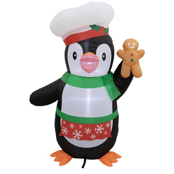 Inflatable 3.5ft. Penguin with Apron - image 