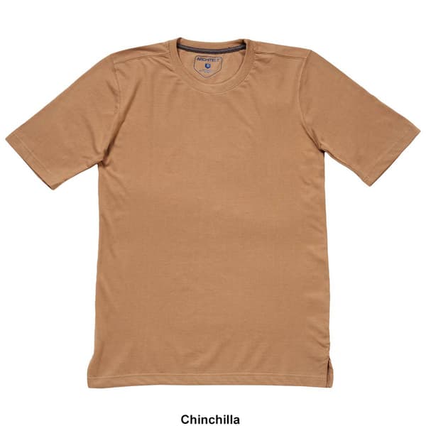 Mens Architect® Ribbed Crew Neck Solid Jersey Tee