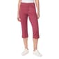 p/h3/24 Womens Gloria Vanderbilt Amanda Solid Capri Pants - image 1