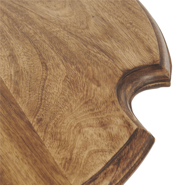 9th & Pike® Traditional Brown Mango Wood Accent Table
