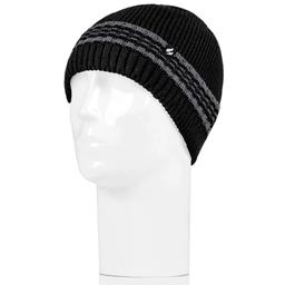 Mens Heat Holders(R) Bjorn Roll Up Hat w/ Stripes