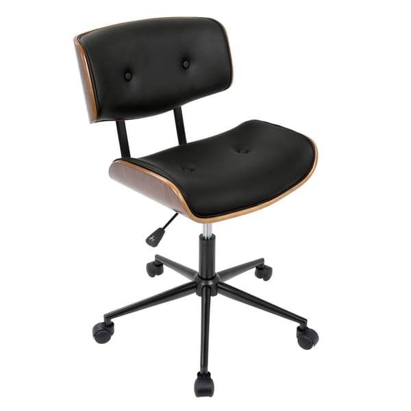 LumiSource Lombardi Mid-Century Modern Adjustable Office Chair