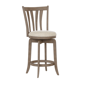HH2 Home Savana Grey Wood Counter Height Swivel Stool - image 2